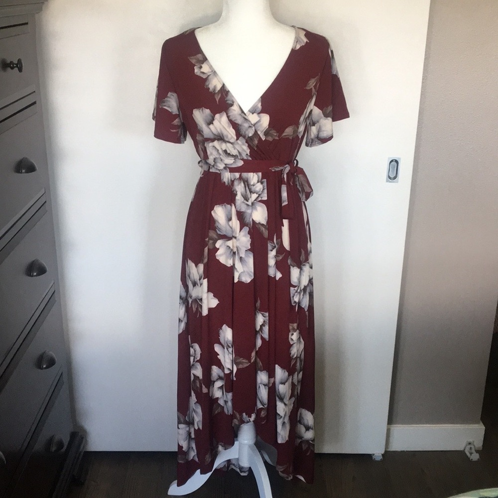 Vici Collection High Low Floral Dress